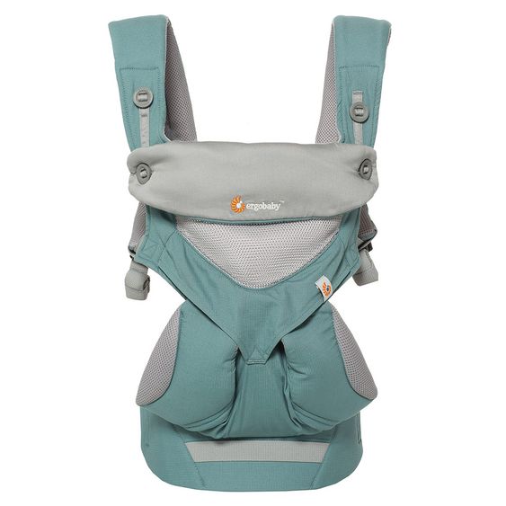 Ergobaby Babytrage 360 Cool Air Mesh für 4 Tragepositionen - Icy Mint