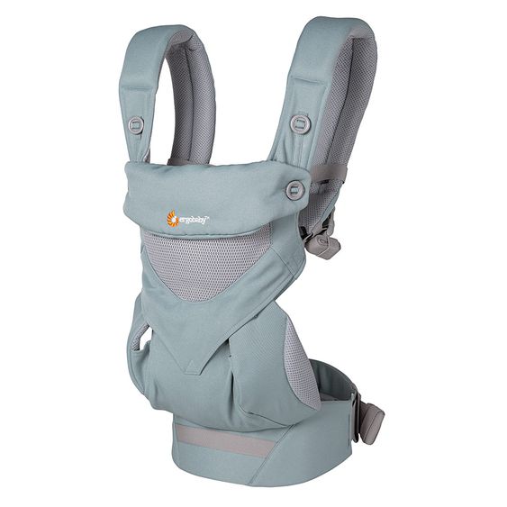 Ergobaby Babytrage 360 Cool Air Mesh für 4 Tragepositionen - Sea Mist