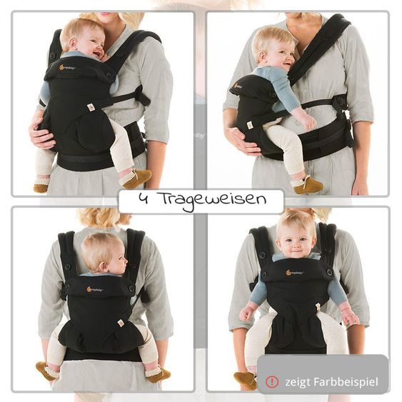 Ergobaby Babytrage 360 Cool Air Mesh für 4 Tragepositionen - Sea Mist