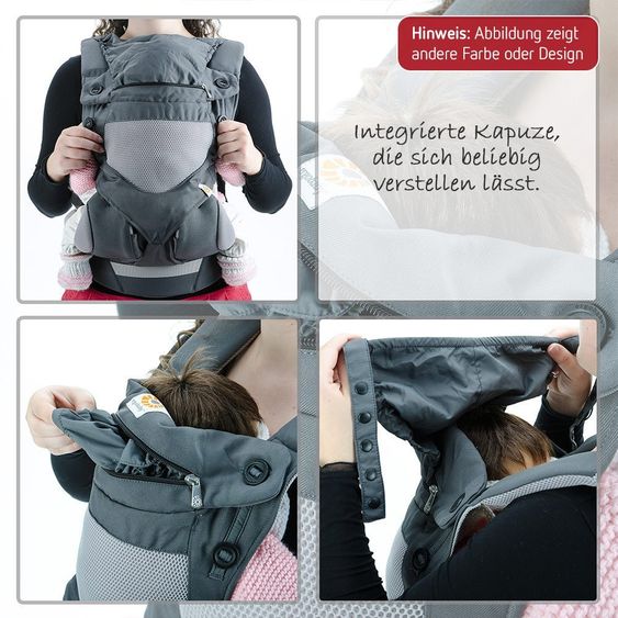 Ergobaby Babytrage 360 für 4 Tragepositionen - Dewy Grey