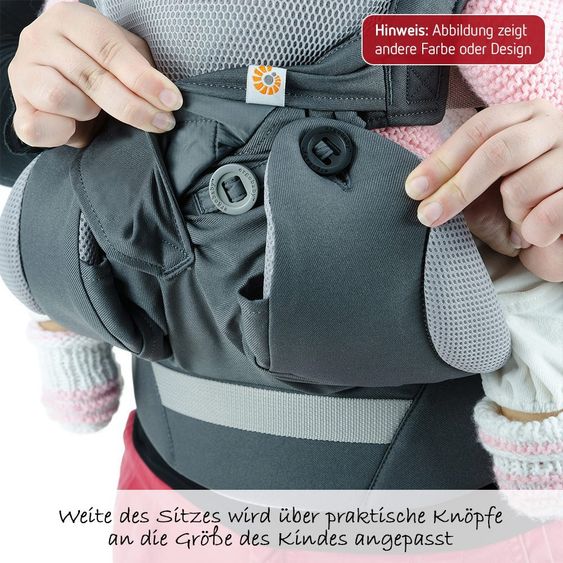 Ergobaby Babytrage 360 für 4 Tragepositionen - Dewy Grey