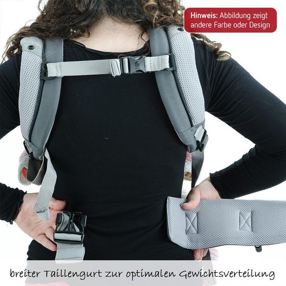 Ergobaby Babytrage 360 für 4 Tragepositionen - Dewy Grey
