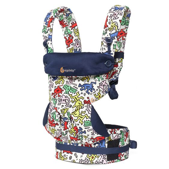 Ergobaby Babytrage 360° für 4 Tragepositionen - Keith Haring Pop
