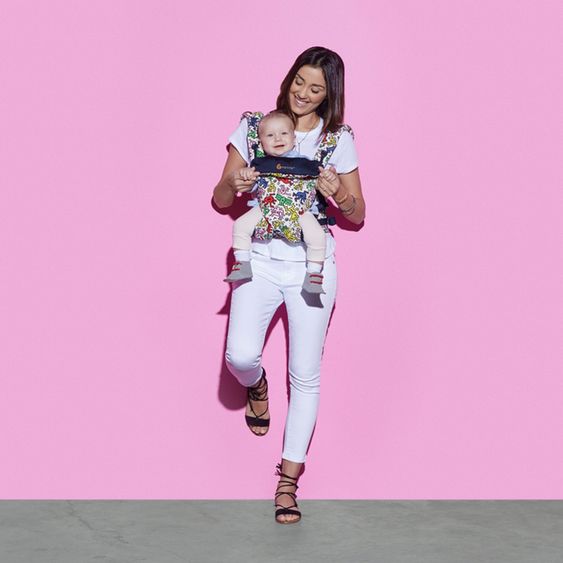 Ergobaby Babytrage 360° für 4 Tragepositionen - Keith Haring Pop