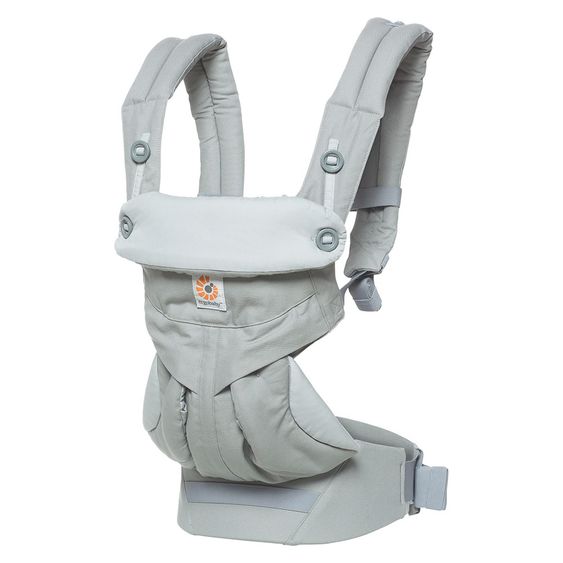 Ergobaby Babytrage 360 für 4 Tragepositionen mit Lordosestütze - Pearl Grey