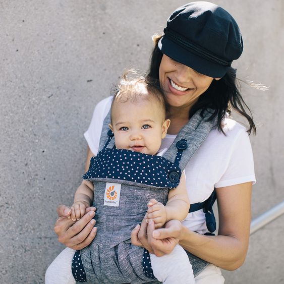Ergobaby Babytrage 360 für 4 Tragepositionen mit Lordosestütze - Star Dust