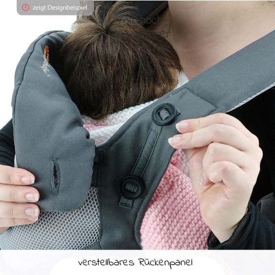 Ergobaby Marsupio 360 con copertina invernale 2 in 1 - Nero puro