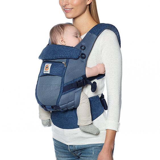 Ergobaby Babytrage Adapt Cool Air Mesh - Blue Blooms