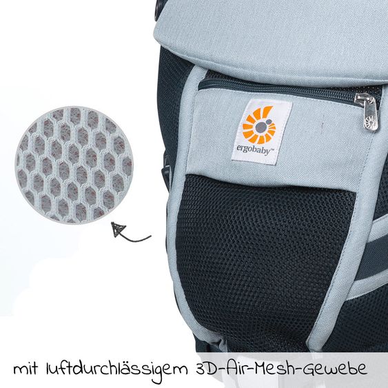 Ergobaby Babytrage Adapt Cool Air Mesh - Chambray