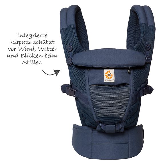 Ergobaby Babytrage Adapt Cool Air Mesh - Deep Blue