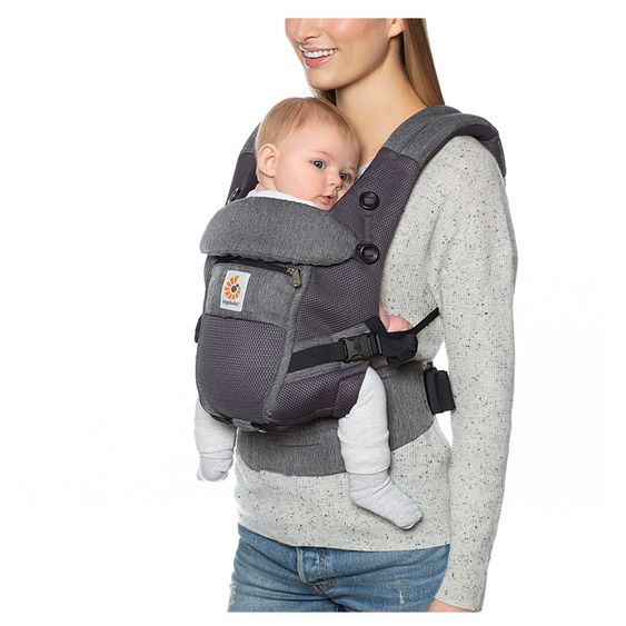 Ergobaby Babytrage Adapt Cool Air Mesh inkl. 2 in 1 Winter-Cover - Classic Weave