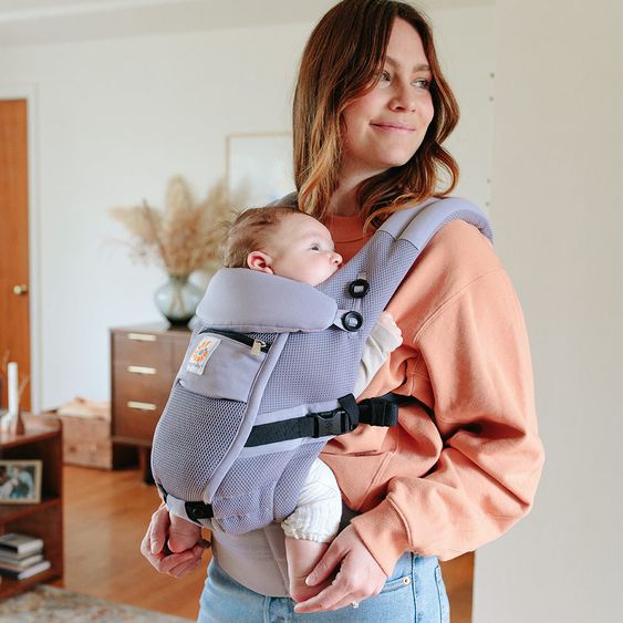 Ergobaby Baby Carrier Adapt Cool Air Mesh - Lilac Grey