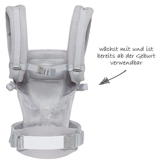 Ergobaby Babytrage Adapt Cool Air Mesh - Pearl Grey