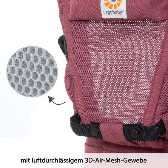 Ergobaby Babytrage Adapt Cool Air Mesh - Plum