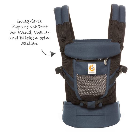 Ergobaby Babytrage Adapt Cool Air Mesh - Raven