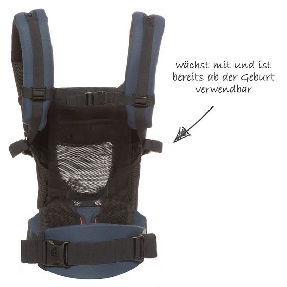 Ergobaby Babytrage Adapt Cool Air Mesh - Raven