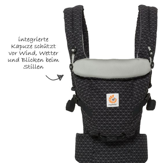 Ergobaby Babytrage Adapt - Geo Black