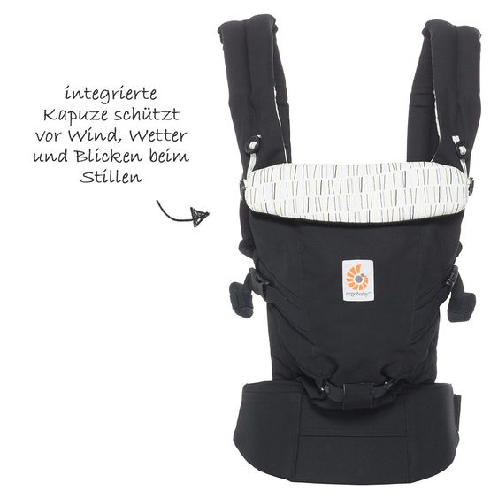 Ergobaby Babytrage Adapt mit Lordosestütze - Downtown