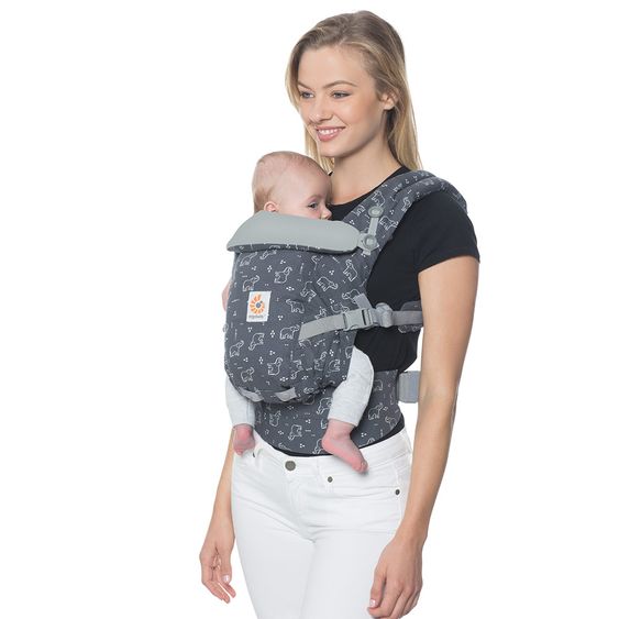 Ergobaby Babytrage Adapt mit Lordosestütze - Trunks Up