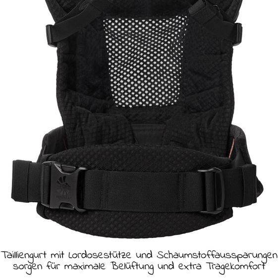 Ergobaby Babytrage Adapt Soft Flex Mesh - Onyx Black