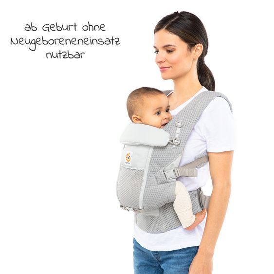 Ergobaby Babytrage Adapt Soft Flex Mesh - Pearl Grey