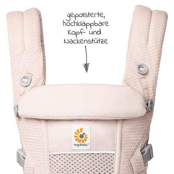 Ergobaby Babytrage Adapt Soft Flex Mesh - Pink Quarz