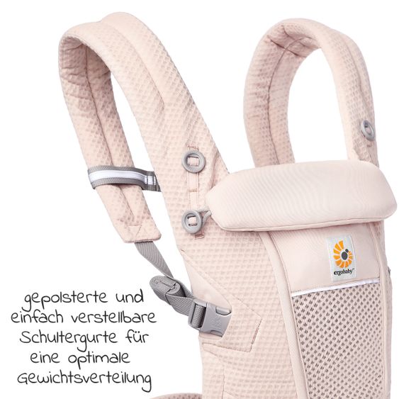 Ergobaby Babytrage Adapt Soft Flex Mesh - Pink Quarz