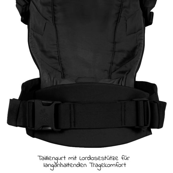 Ergobaby Babytrage Adapt Soft Touch Cotton - Onyx Black