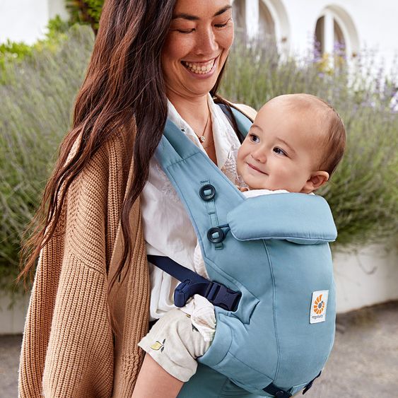Ergobaby Babytrage Adapt Soft Touch Cotton - Slate Blue