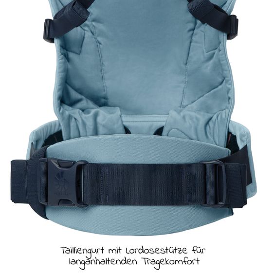 Ergobaby Babytrage Adapt Soft Touch Cotton - Slate Blue