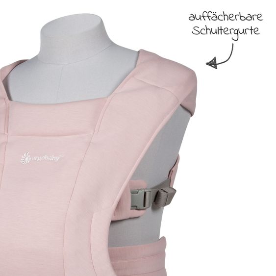 Ergobaby Babytrage Embrace für Neugeborene - Blush Pink