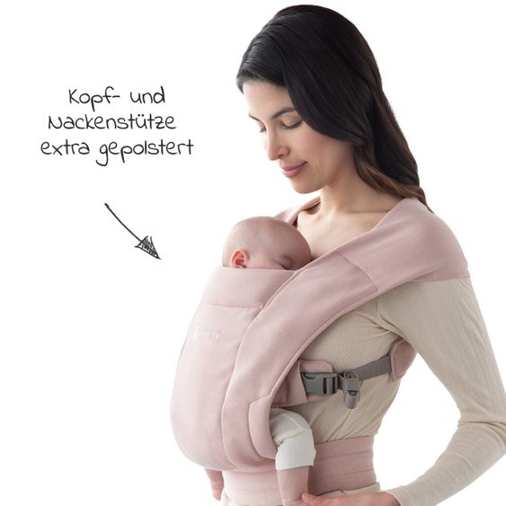 Ergobaby Babytrage Embrace für Neugeborene - Blush Pink