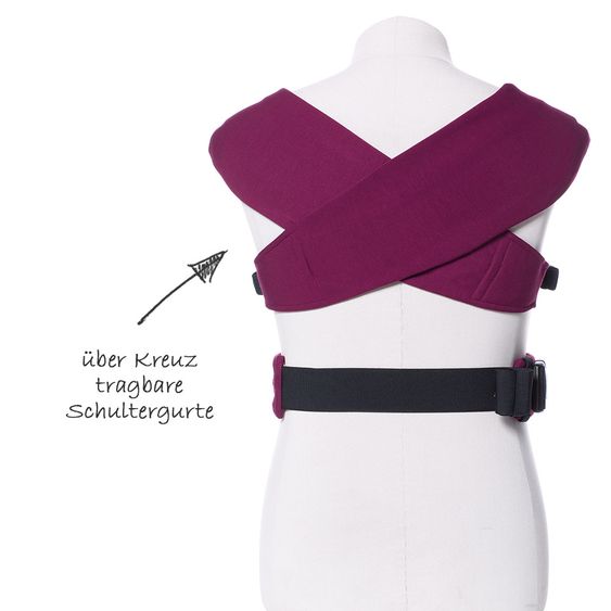 Ergobaby Babytrage Embrace für Neugeborene - Burgundy