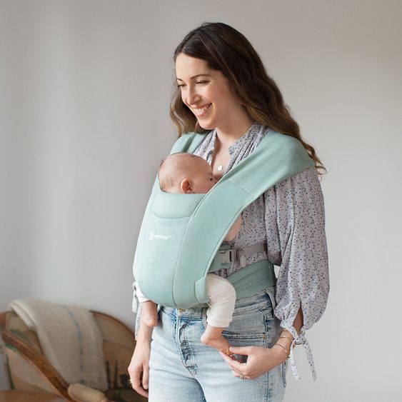 Ergobaby Babytrage Embrace für Neugeborene - Jade