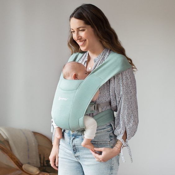 Ergobaby Babytrage Embrace für Neugeborene - Jade