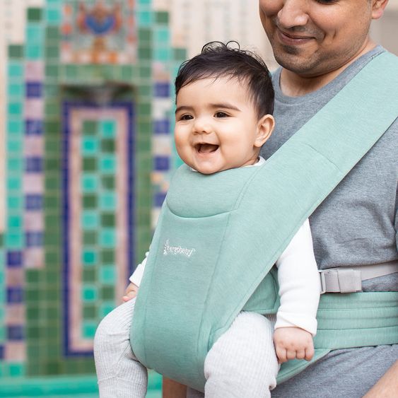 Ergobaby Babytrage Embrace für Neugeborene - Jade