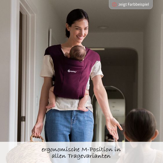 Ergobaby Babytrage Embrace für Neugeborene - Oxford Blue