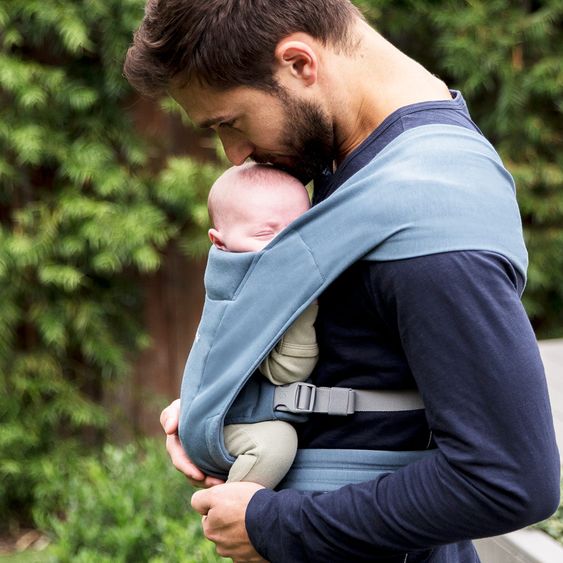 Ergobaby Babytrage Embrace für Neugeborene - Oxford Blue