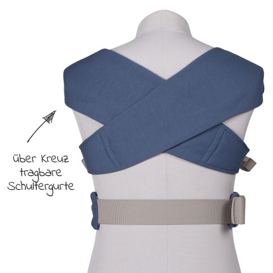 Ergobaby Babytrage Embrace für Neugeborene - Soft Navy
