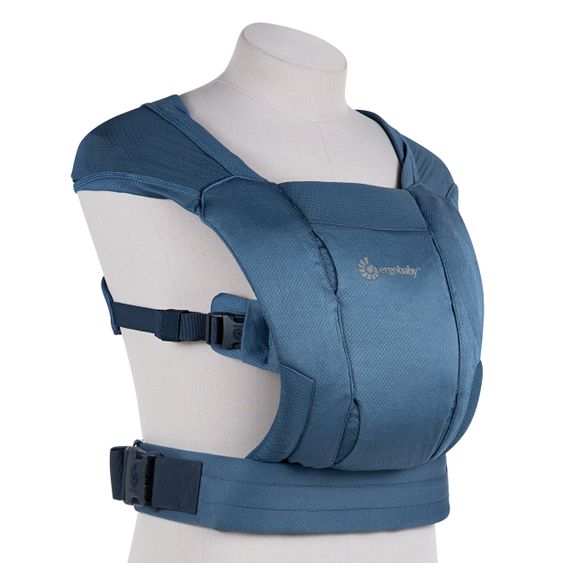 Ergobaby Babytrage Embrace Soft Air Mesh für Neugeborene - Blue