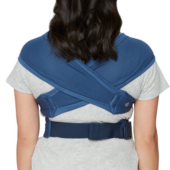 Ergobaby Babytrage Embrace Soft Air Mesh für Neugeborene - Blue