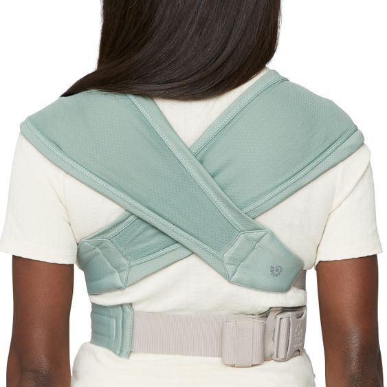 Ergobaby Babytrage Embrace Soft Air Mesh für Neugeborene - Sage