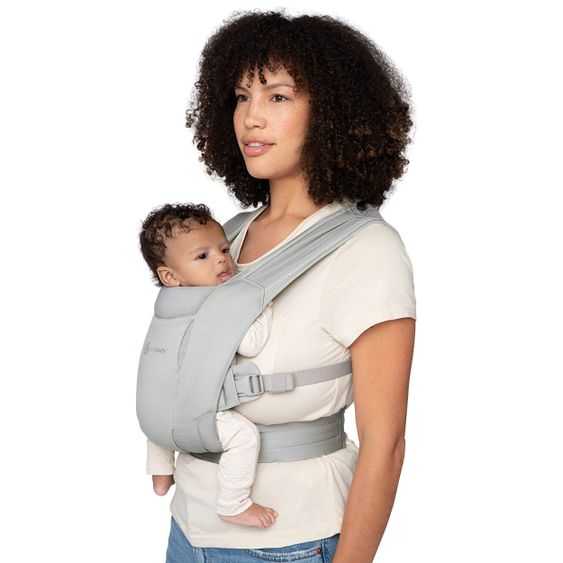 Ergobaby Marsupio Embrace Soft Air Mesh per neonati - Grigio morbido