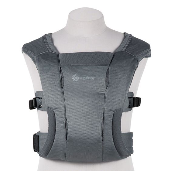 Ergobaby Babytrage Embrace Soft Air Mesh für Neugeborene - Washed Black