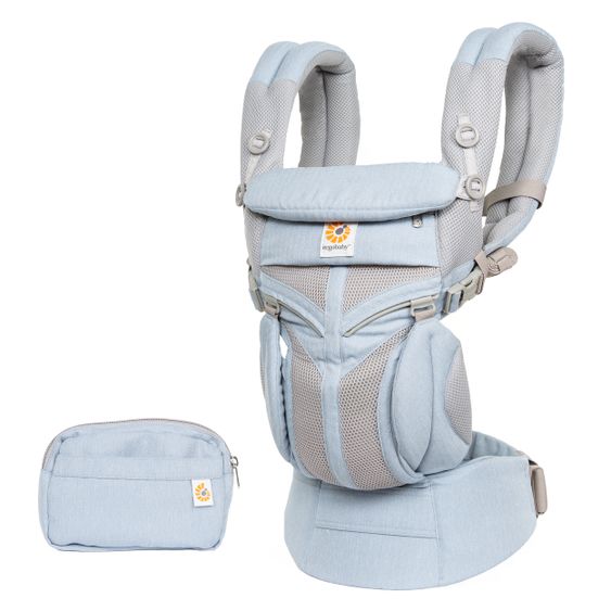 Ergobaby Babytrage Omni 360 Cool Air Mesh für 4 Tragepositionen - Chambray
