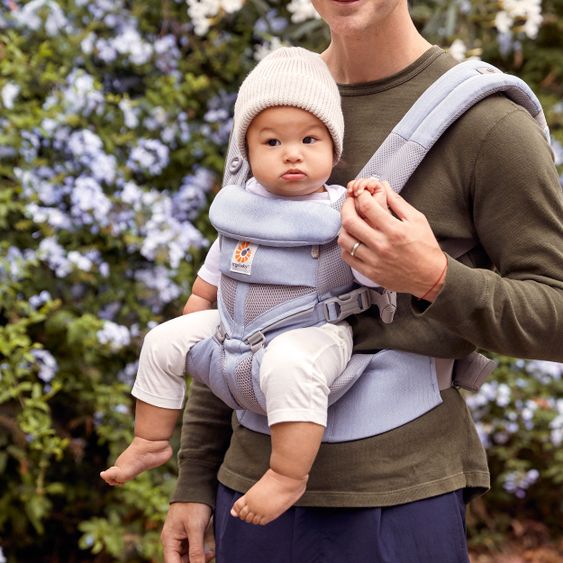 Ergobaby Babytrage Omni 360 Cool Air Mesh für 4 Tragepositionen - Chambray