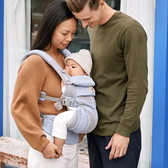 Ergobaby Babytrage Omni 360 Cool Air Mesh für 4 Tragepositionen - Chambray