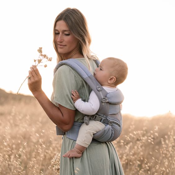 Ergobaby Babytrage Omni 360 Cool Air Mesh für 4 Tragepositionen - Chambray