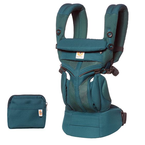 Ergobaby Babytrage Omni 360 Cool Air Mesh für 4 Tragepositionen - Evergreen