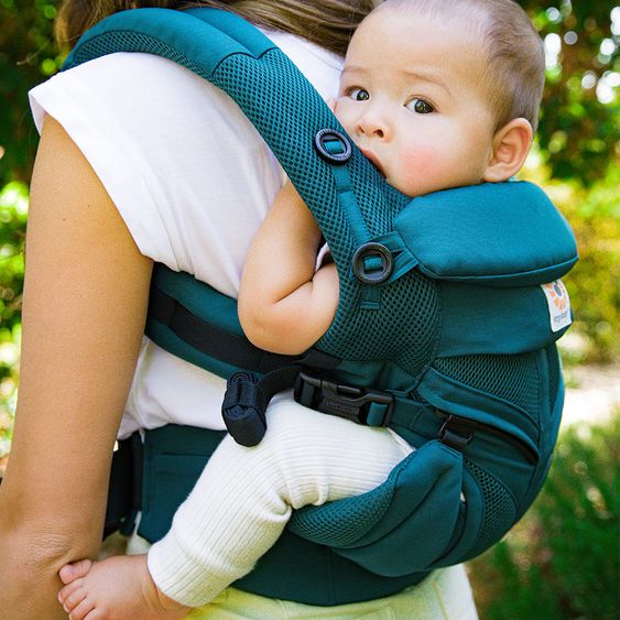 Ergobaby Babytrage Omni 360 Cool Air Mesh für 4 Tragepositionen - Evergreen